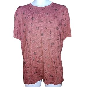 Men's Red Graphic T-Shirt Size XL
